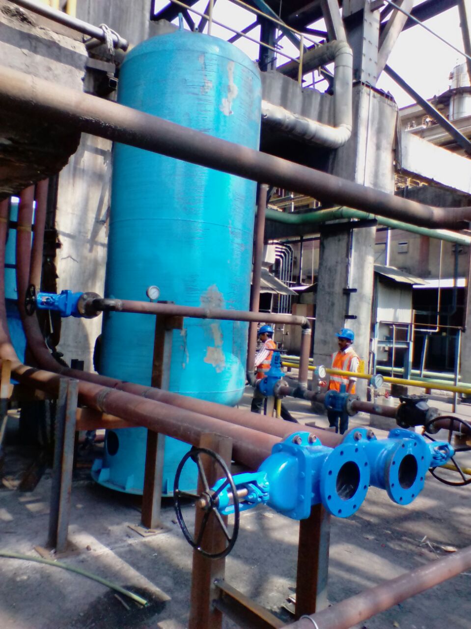 Raw Mill Transport Line Installation at orinet Cement Limited Devapur
