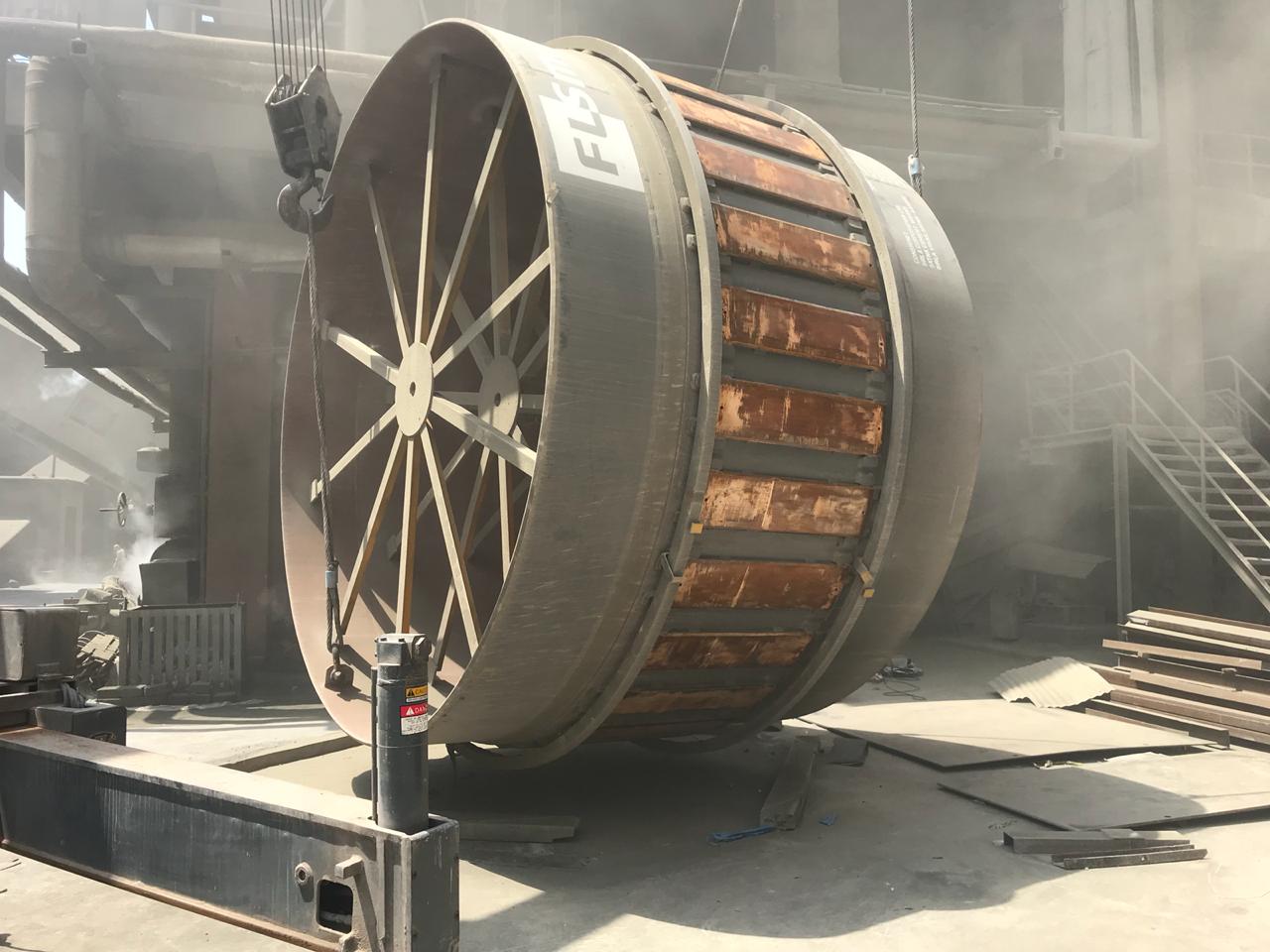 Kiln Shell & Girth Gear Replacement at Birla Satna